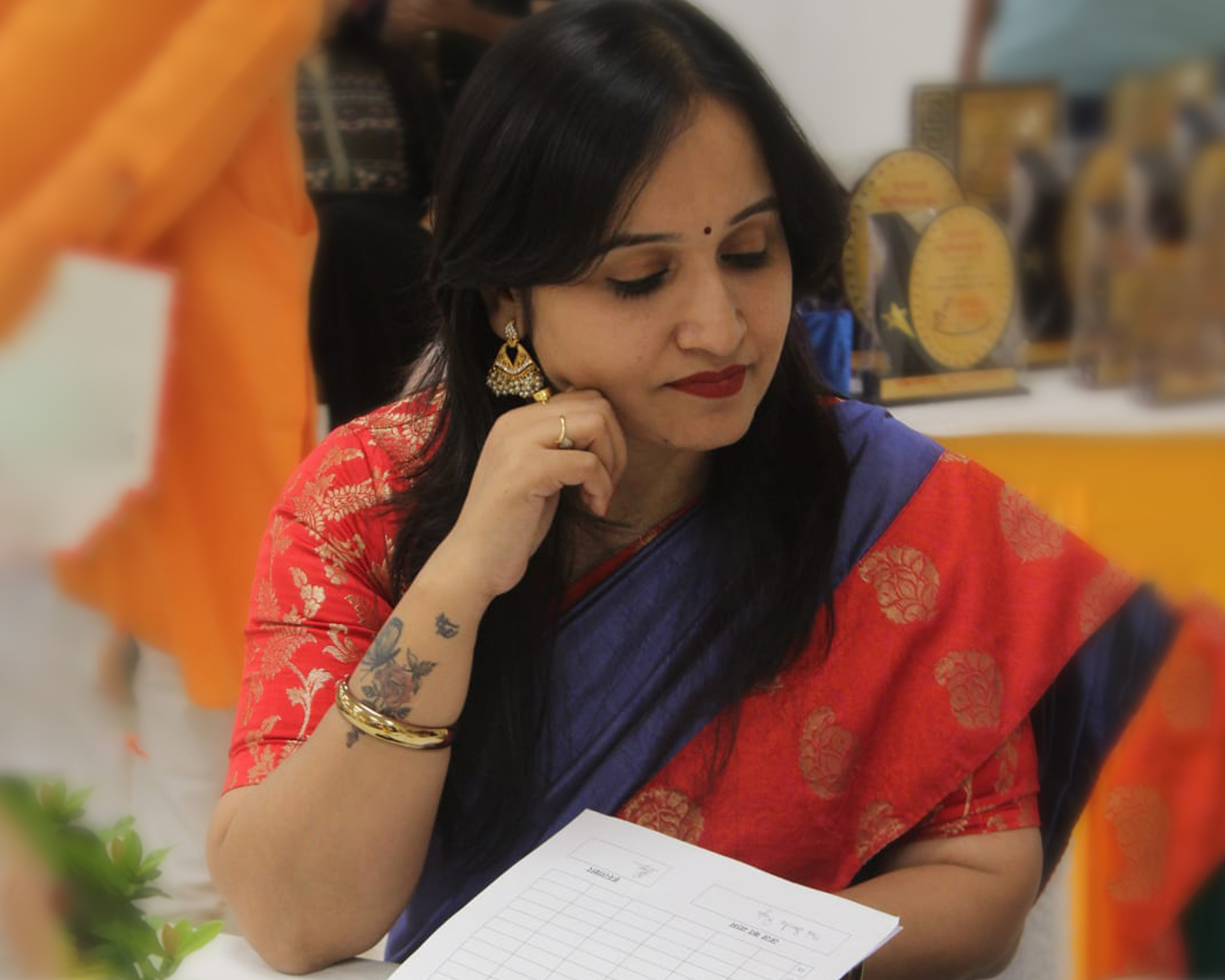 Smita Raje judging event 1
